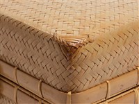 竹編方形手提行李箱藏品圖，第10張