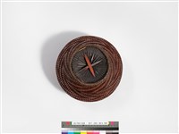 竹籐編之字紋心形有蓋甕藏品圖，第8張