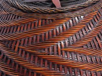 竹籐編之字紋心形有蓋甕藏品圖，第11張