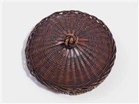 竹籐編之字紋心形有蓋甕藏品圖，第14張