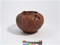 「林間」竹籐三角編交錯藏品圖，第4張