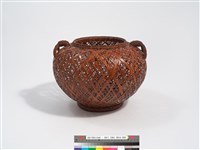 「林間」竹籐三角編交錯藏品圖，第5張