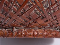 「林間」竹籐三角編交錯藏品圖，第11張