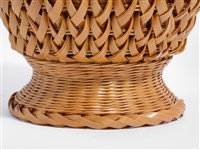 竹編松傘紋高花瓶藏品圖，第11張