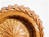 竹編松傘紋高花瓶藏品圖，第12張