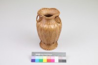 竹編矢紋高花瓶的圖片