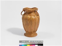 竹編矢紋高花瓶藏品圖，第5張