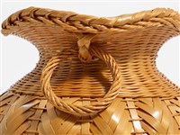 竹編矢紋高花瓶藏品圖，第11張