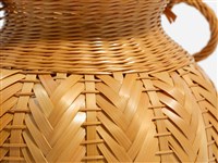 竹編矢紋高花瓶藏品圖，第12張