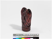 竹編三角紋蟬形花器藏品圖，第6張