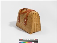 竹編梯形手提袋藏品圖，第4張