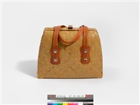 竹編梯形手提袋藏品圖，第5張