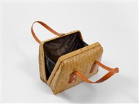 竹編梯形手提袋藏品圖，第13張