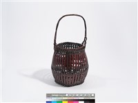 六角底平竹花器藏品圖，第2張