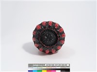 竹編矢紋圓形花器藏品圖，第8張