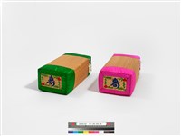 韓國草編緞飾長壽對枕藏品圖，第3張