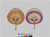 菲律賓草編涼扇組藏品圖，第1張