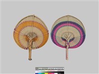 菲律賓草編涼扇組藏品圖，第2張