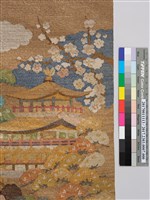 緙絲樓閣山水和服腰帶藏品圖，第8張