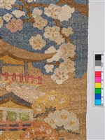 緙絲樓閣山水和服腰帶藏品圖，第10張