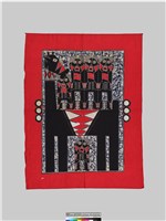 印尼人形動物蠟染方巾藏品圖，第2張