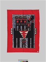 印尼人形動物蠟染方巾藏品圖，第3張