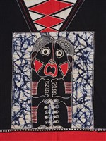 印尼人形動物蠟染方巾藏品圖，第6張