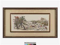 白馬圖〈郎世寧畫稿局部〉藏品圖，第2張