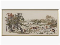 白馬圖〈郎世寧畫稿局部〉藏品圖，第4張