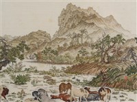 白馬圖〈郎世寧畫稿局部〉藏品圖，第5張