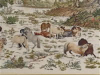 白馬圖〈郎世寧畫稿局部〉藏品圖，第6張