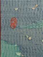 織繡荷花與草書〈臨江仙〉雙面立屏藏品圖，第25張