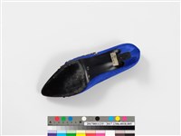 2000千禧年旗袍文化公益親善大使繡花跟鞋（右腳）藏品圖，第9張