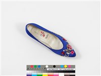 2000千禧年旗袍文化公益親善大使繡花跟鞋（左腳）藏品圖，第4張