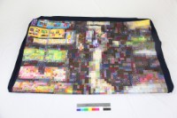 劉棟馬賽克拼貼作品「雨夜」的圖片