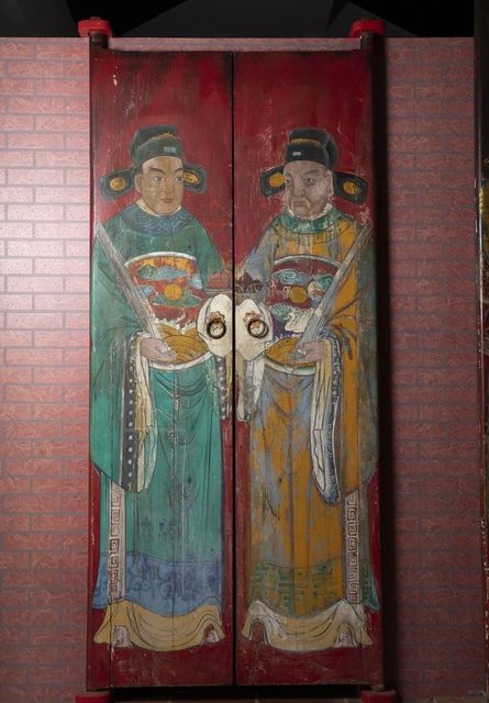 文門神門板的圖片