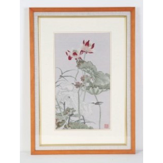 荷花與白鷺