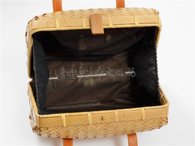 竹編梯形手提袋藏品圖，第12張