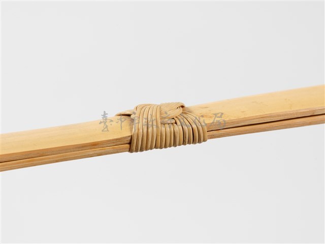 竹籐六角編圓形掛花籃藏品圖，第11張