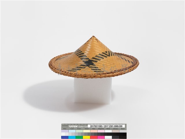 竹藤編圓錐斗笠藏品圖，第5張