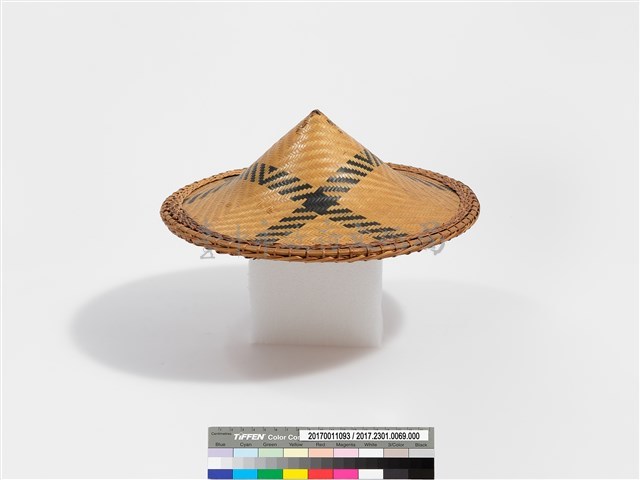 竹藤編圓錐斗笠藏品圖，第6張