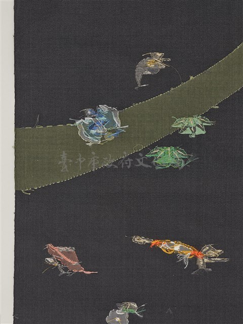 織繡八吉祥和服腰帶藏品圖，第10張