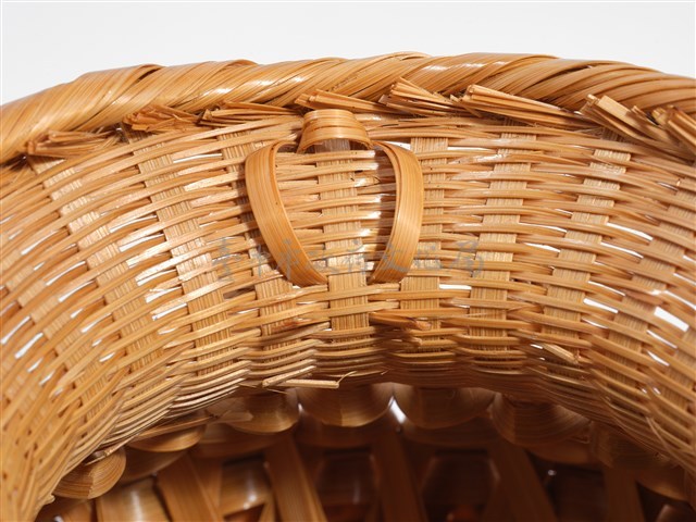 竹編松傘紋高花瓶藏品圖，第10張