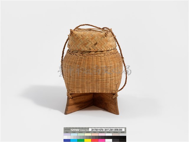 竹編盛飯容器藏品圖，第3張