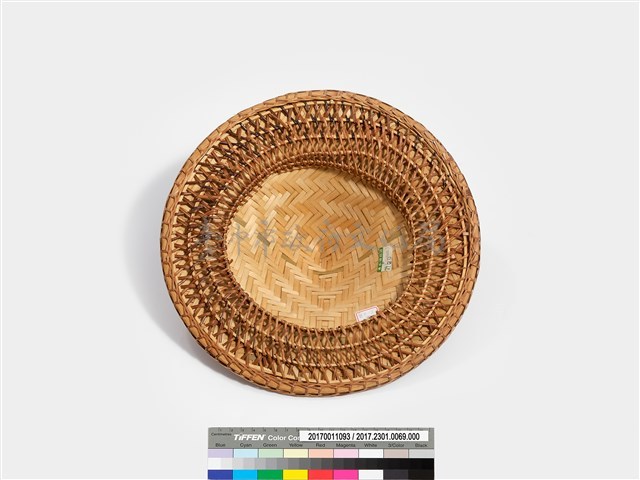 竹藤編圓錐斗笠藏品圖，第8張