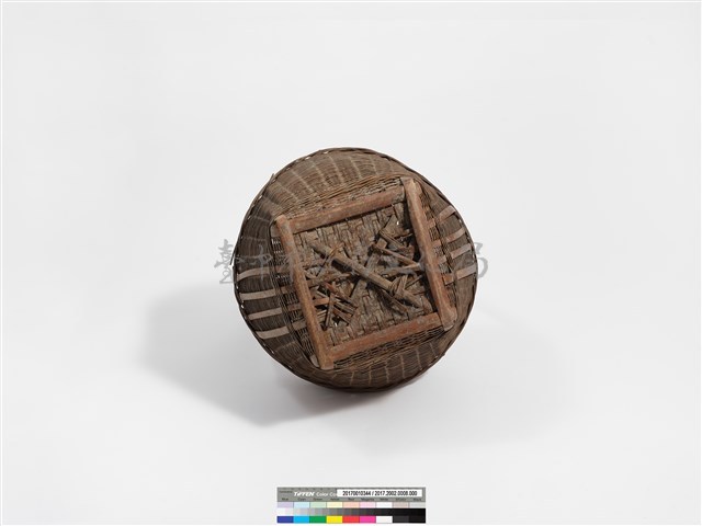 竹編提籃藏品圖，第8張