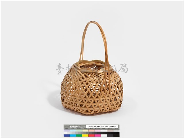 三角孔編菱格紋宗全籃藏品圖，第4張