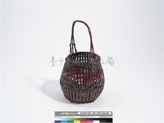 六角底平竹花器藏品圖，第4張