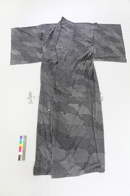 日本灰底東京染小紋藏品圖，第1張