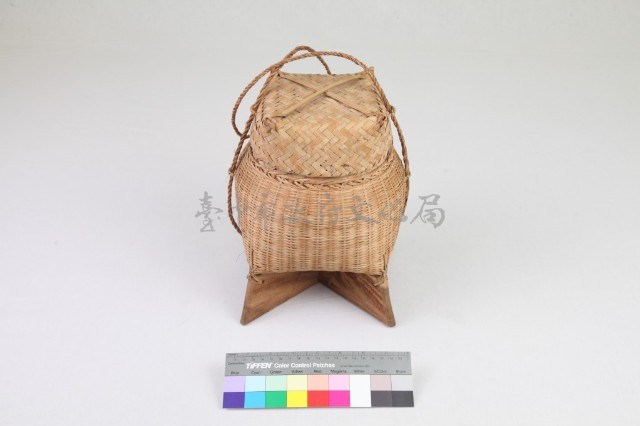 竹編盛飯容器藏品圖，第1張